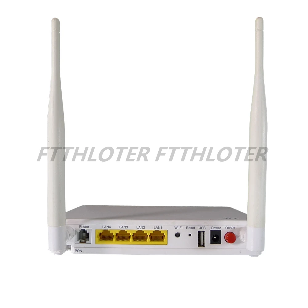 Оригинальный ZTE F609 V2 GPON ONU 5DBI беспроводной ONT роутер 1GE + 3FE 1tel антенны