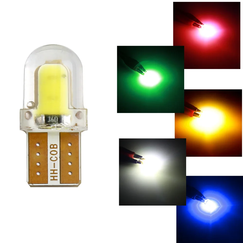 Светодиодные парковосветодиодный лампы T10 LED W5W 194 168 COB 8SMD 2 шт. | Автомобили и