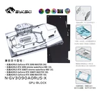 Водоблок Bykski для GPU-карты GIGABYTE AORUS RTX3090RTX3080 Ti MASTER XTREME WATERFORCE WB, медный радиатор, N-GV3090AORUS-X