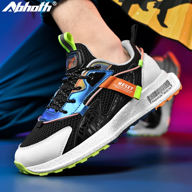 

Abhoth Men Running Shoes Lightweight Sneakers Men Walking Shoes Breathable Mesh Non-slip Male Sports Shoes Zapatillas Deportiva