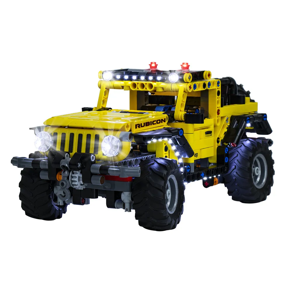 

LED Light Kit For 42122 JEEP Wrangler (Only LED Light, No Block Kit)
