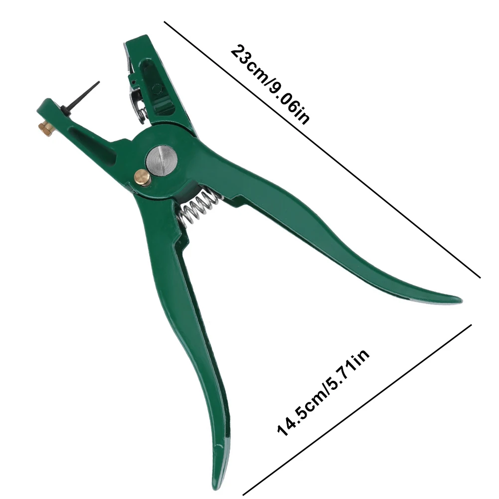 

Ear Tag Pliers Animal Tag Applicator Green Metal Ear Thorn Tongs Cow Sheep Rabbit Identification Tool Universal Ear Tag Pliers