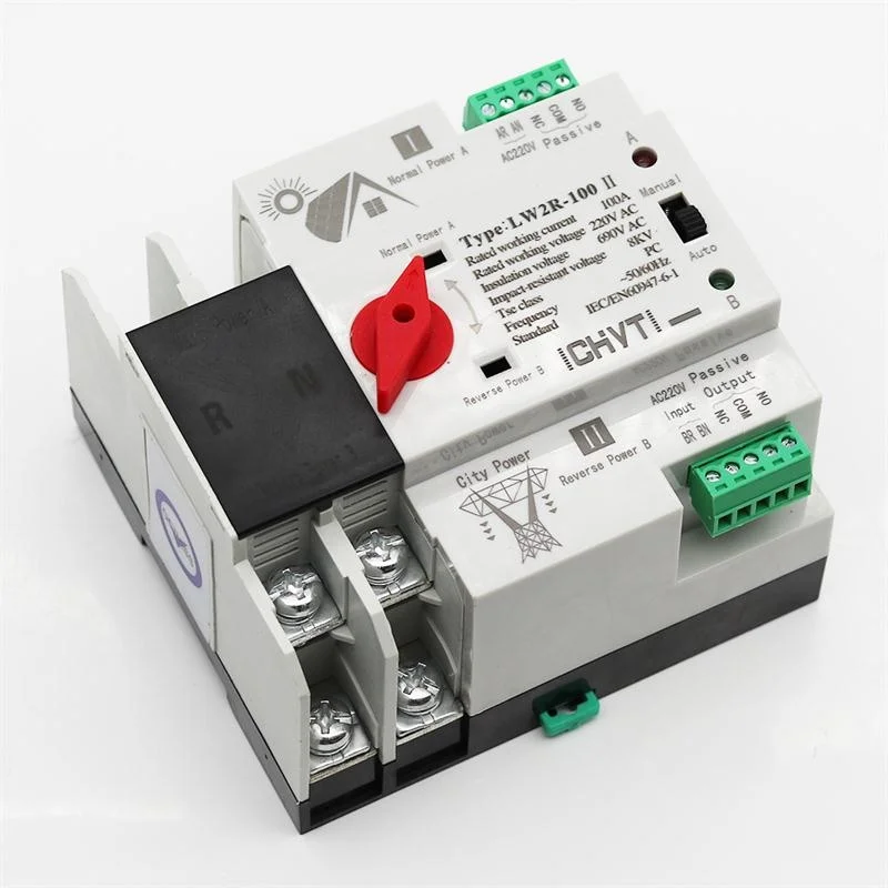 ICHYTI 2P 220 A V Mini ATS автоматический переключатель электрические переключатели
