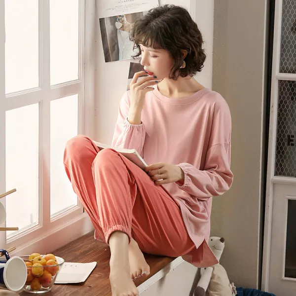 2021 Spring Autumn New Products Lovely Japanese Short Sleeve  Pajamas Women's Home Wear 2Pcs Set Female Sleepwear Nightwear