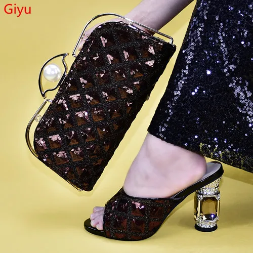 Популярные итальянские туфли doershow с подходящими сумками африканские женские