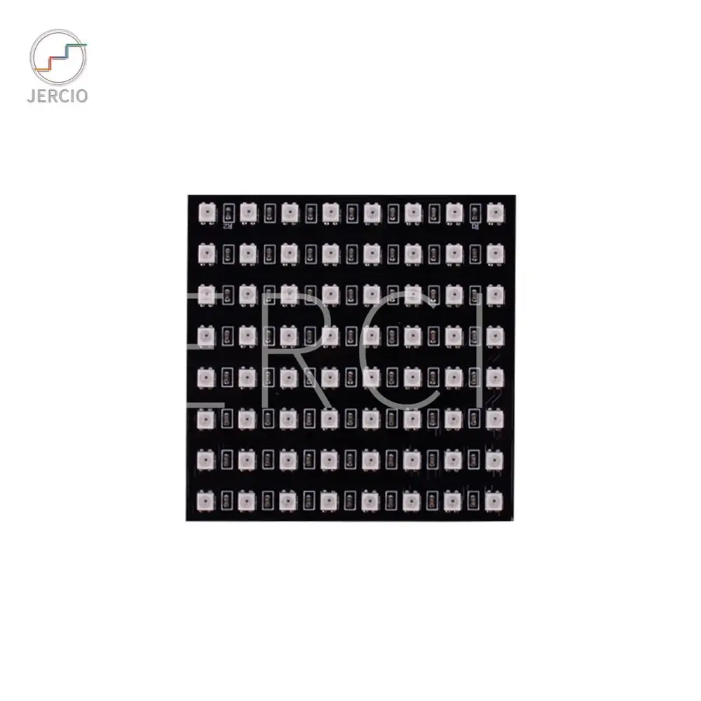 Пиксельная Светодиодная панель JERCIO 8X8 WS2812B SK6812 RGB DC5v IC чип цифровая светодиодная