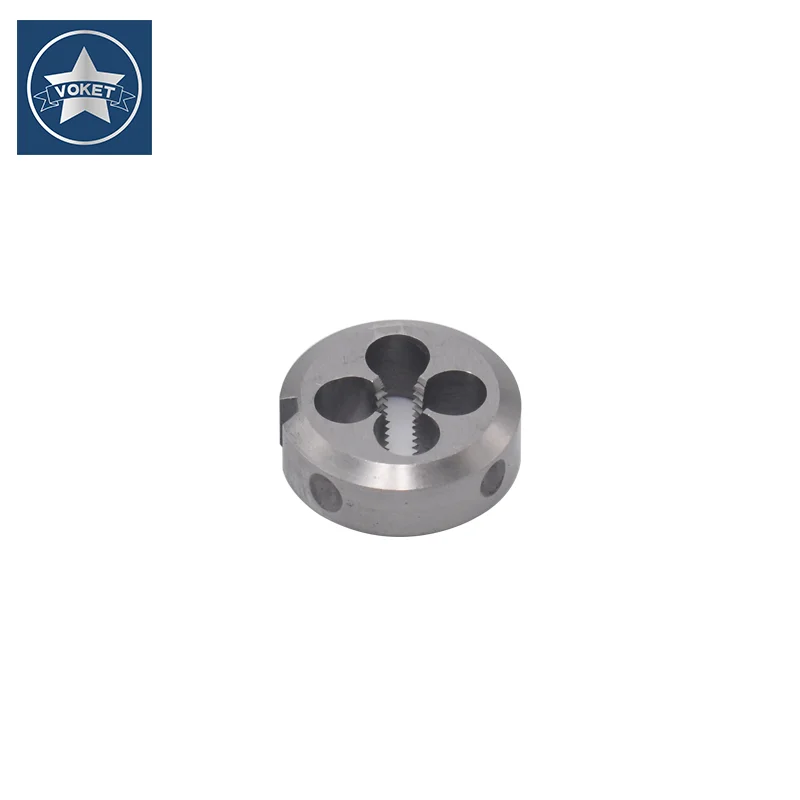 

HSSE Metric Fixed Round Die M2X0.4 M3X0.5 M4X0.7 M5X0.8 M6X1 M8X1.25 M10X1.5 M12X1.75 M14X2 M16X2 Thread Screw Threading Die