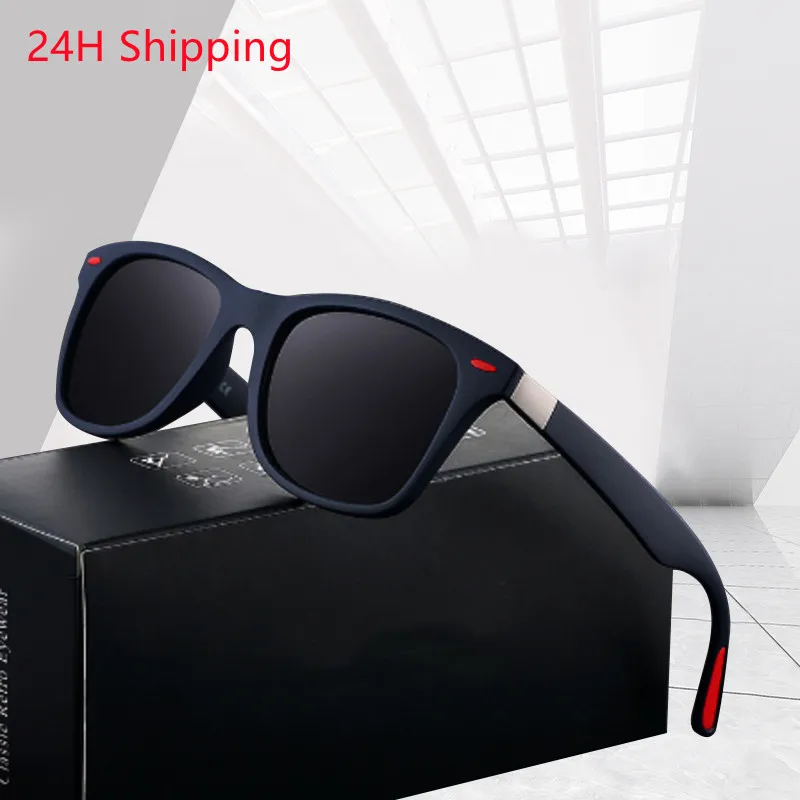 

2022 High Quality Fashion Polarized Sunglasses Unisex Driver Sunshade Glasses Men Retro Sunglasses Men Spuare Mirror UV400