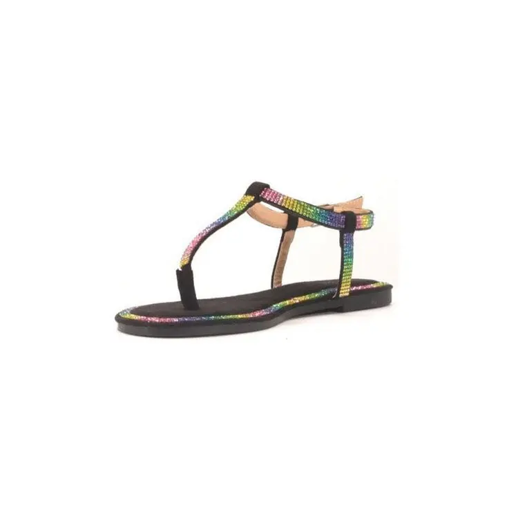 

New Comfortable High-quality Multicolor Flat-bottomed Large Size Women's Sandals 2021 Summer New Style Casual Women's Sandals