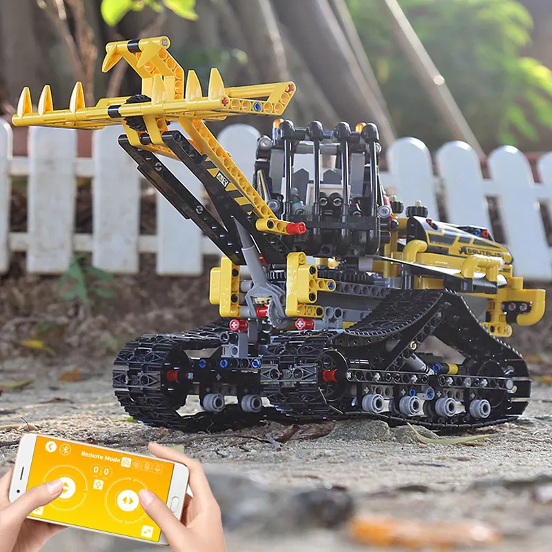 Мотор функция RC погрузчик совместим с Lepining 42094 моторизованный гусеничный набор