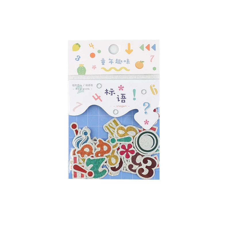 

Childlike fun Series Kawaii Cute Sticker Custom Sticker Diary Stationery Flakes Scrapbook DIY Decorative Stickers