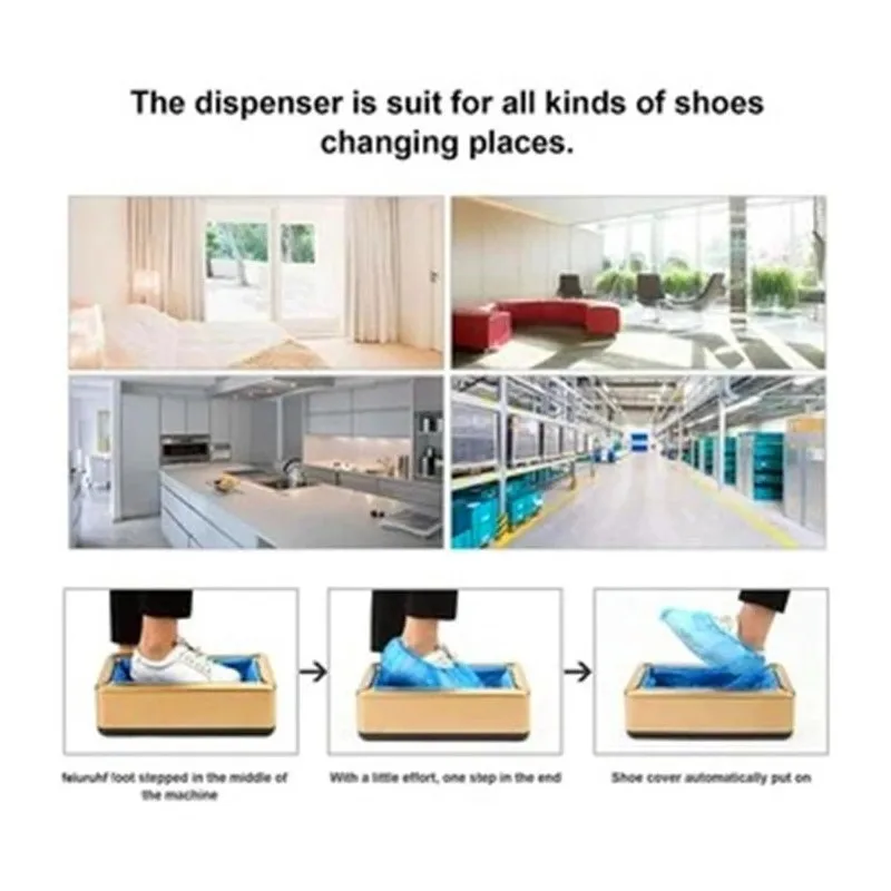 Новая версия Автоматический Диспенсер крышка для обуви автоматическая машина
