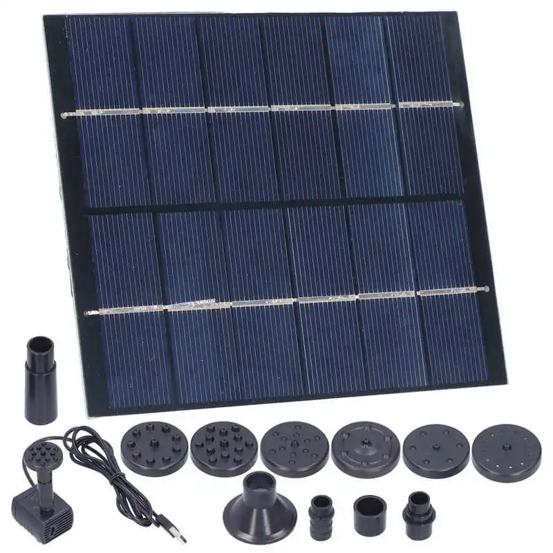 Солнечный водяной насос комплект солнечной панели 4 вида насадок