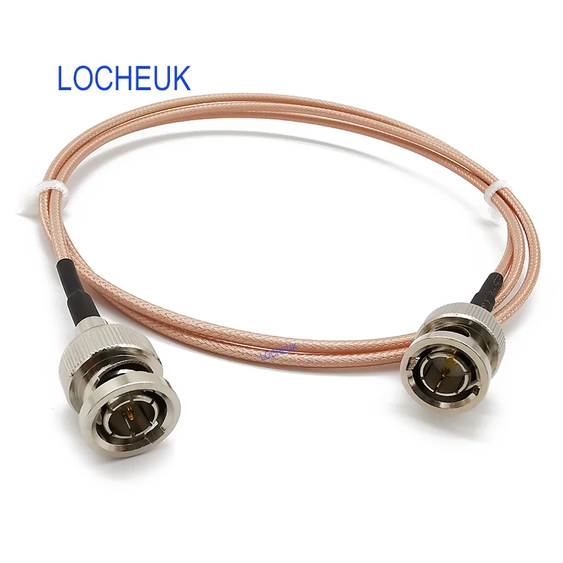 

Коннектор BNC с проводом HD SDI RG316, разъем BNC папа-BNC папа RG179 RF коаксиальный, коннектор BNC папа RG316 RF, 1 шт.