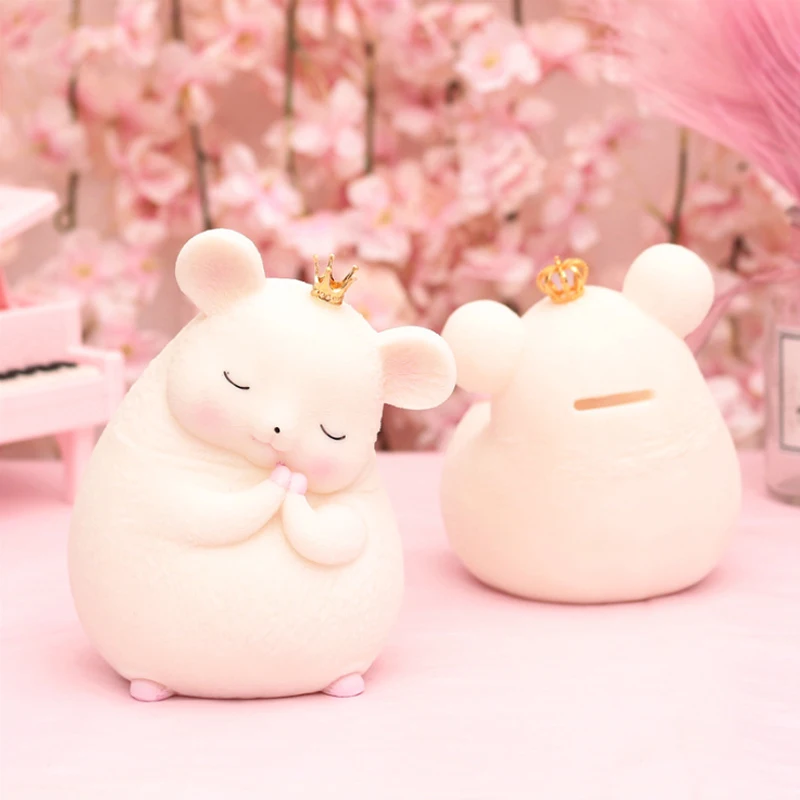 Креативная Милая копилка для домашних животных пухлая крыса полимерные