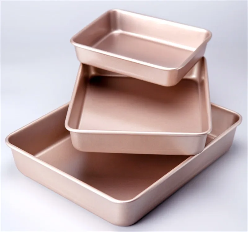 Золотой лоток для выпечки духовка Бытовая антипригарная Снежинка хрустящий