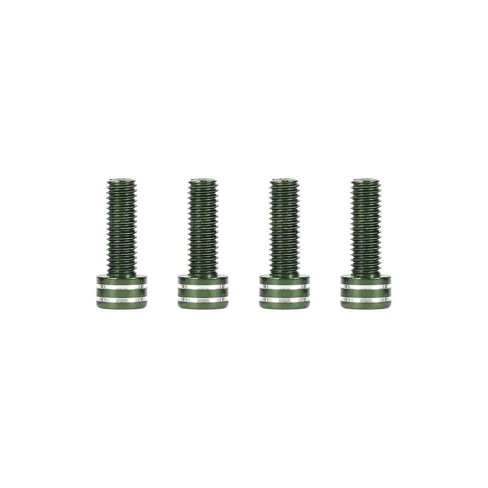 

SR-SPATS M5*12 mm Mtb Bottle Cage Bolts Aluminum CNC Bike Water Bottle Holder Bolts 4 Piece