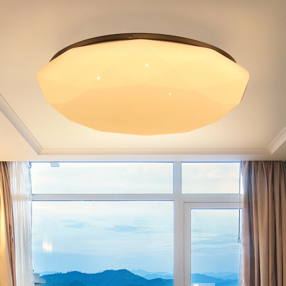 

LED Ceiling Lights For Room 12W 18W 24W Cold Warm White Natural Light LED Fixtures Ceiling Lamps For Living Room Lighting