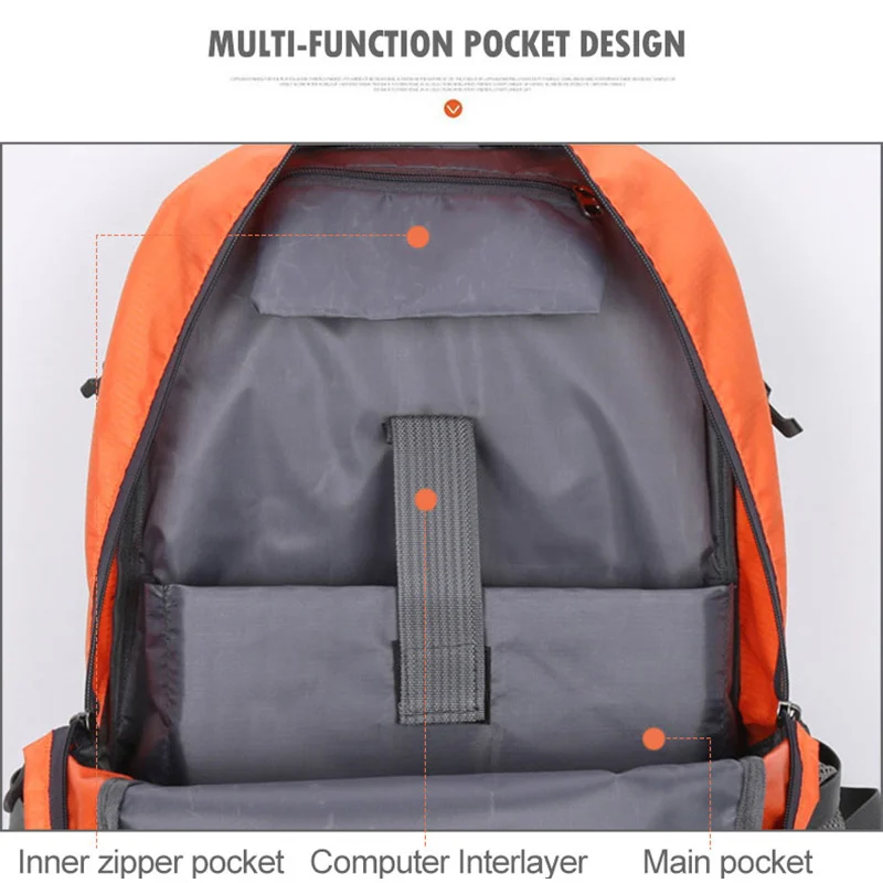 40L Outdoor Hiking Camping Backpack Army Bag Sport Rucksack Men Waterproof Nylon Sports Backpacks Climbing Travel Ruck | Спорт и