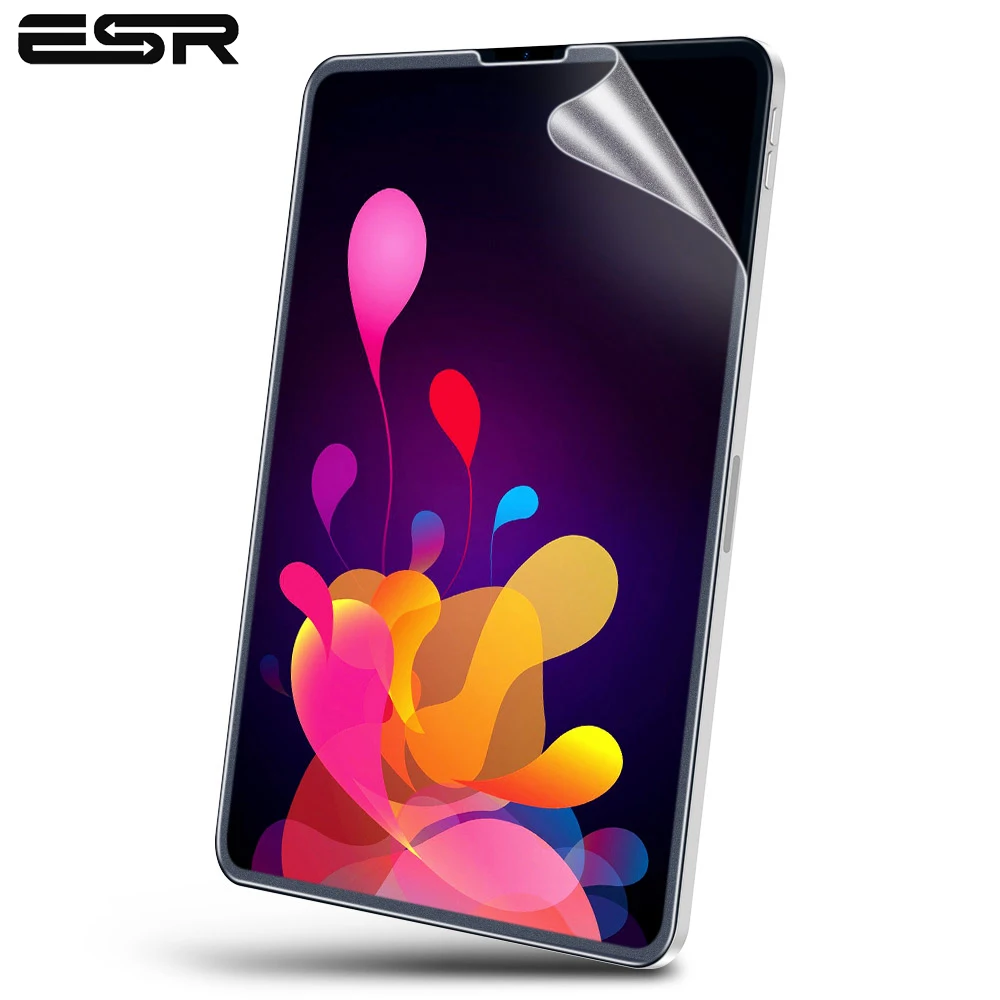 3 шт ESR матовая защитная пленка для экрана для iPad Pro 12,9 Антибликовая устойчивая к отпечаткам пальцев матовая пленка из ПЭТ с трещинами