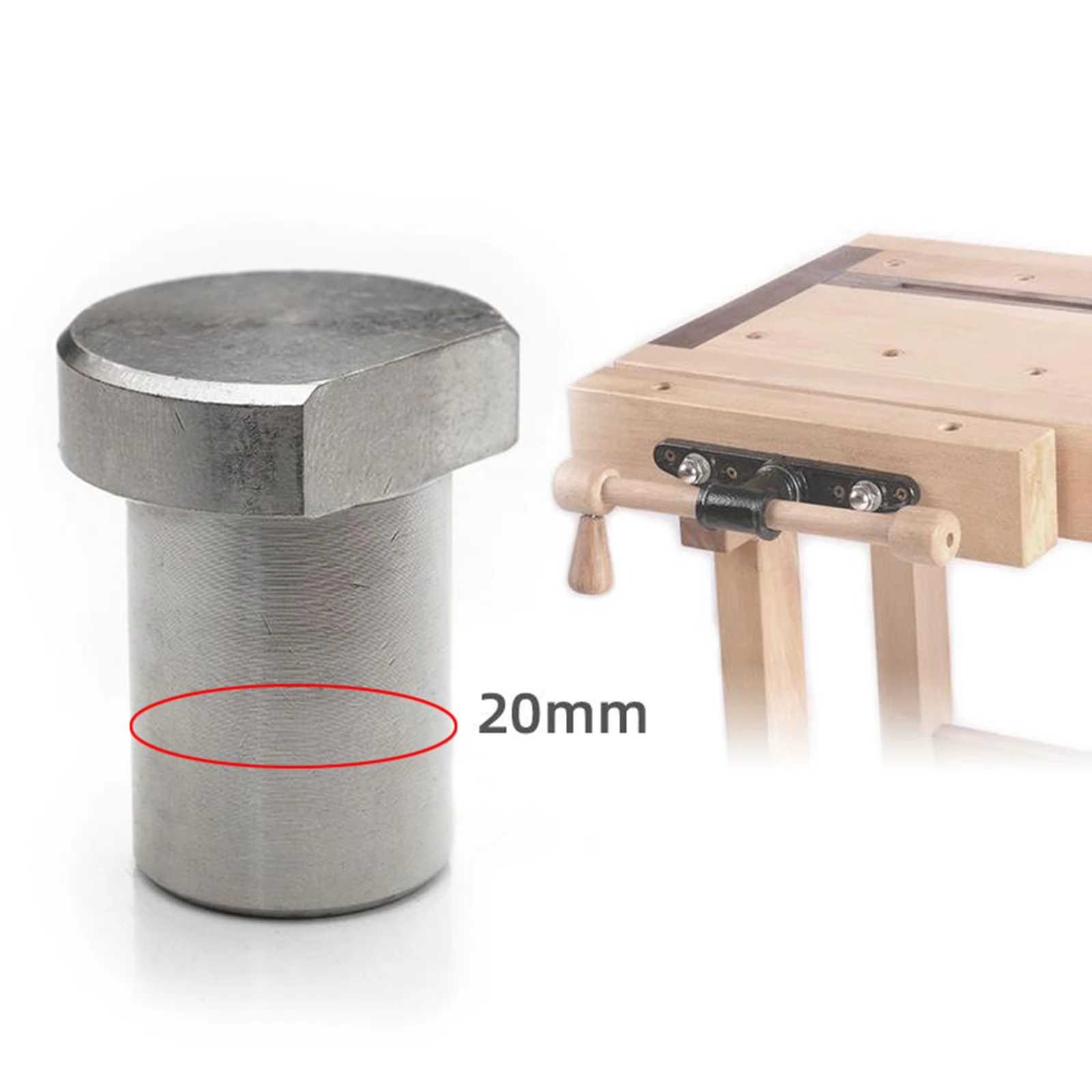 

Stainless Steel Quick Release Workbench Stop Desktop Tenon Limit Block Fix Woodworking Table