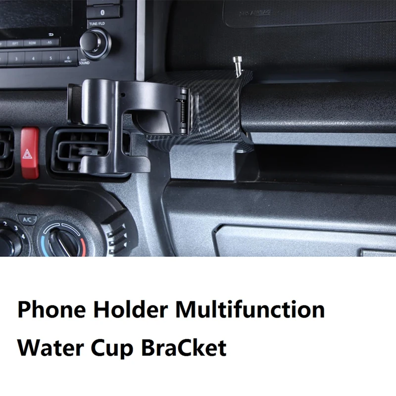 

Car Phone Holder Multifunction Water Cup Drink Stand Bracket for Suzuki Jimny 2019 2020 Car Accessories