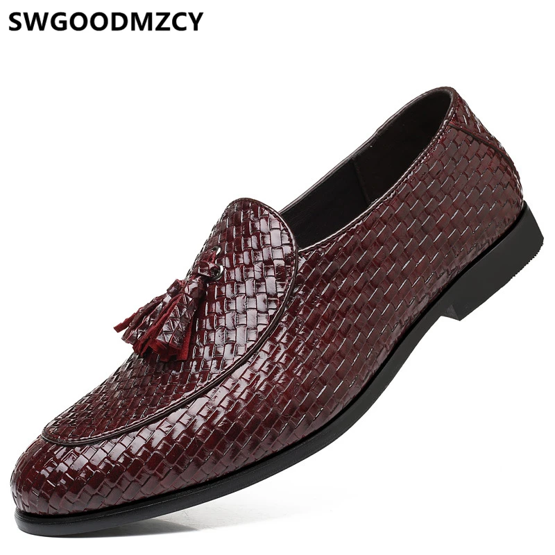

Loafers Black Tassel Shoes Men Oxford Men Formal Shoes Leather Wedding Dress 2022 Suit Shoes Men Coiffeur Sepatu Slip On Pria