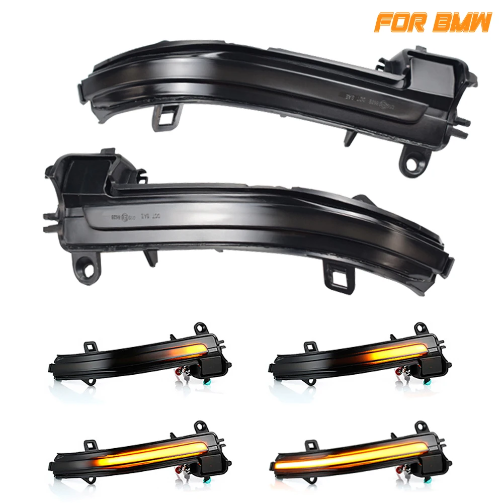 

2 шт., Светодиодные поворотники для зеркала заднего вида BMW F20 F30 F31 F21 F22 F23 F32 F33 F34 X1 E84 1 2 3 4 Series