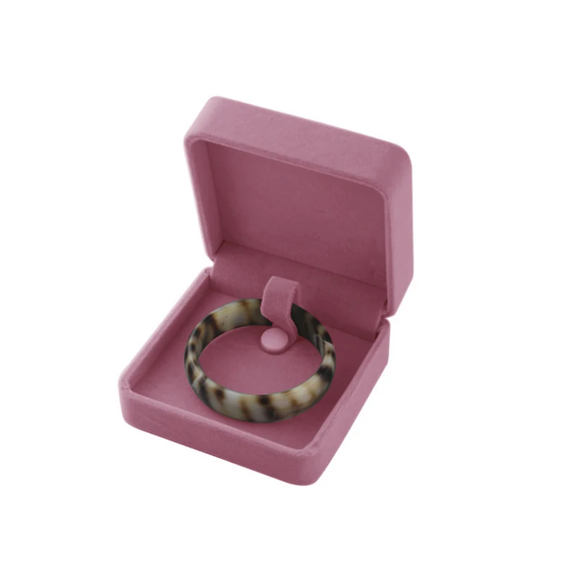 

High-end flannel jewelry Packaging Box Necklace Earrings Ring Box Bracelet Pendant Bracelet Box