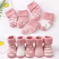 0 3 year 5 pairs baby socks girl boy cotton thicken breathable kids baby sock anti slip wholesale