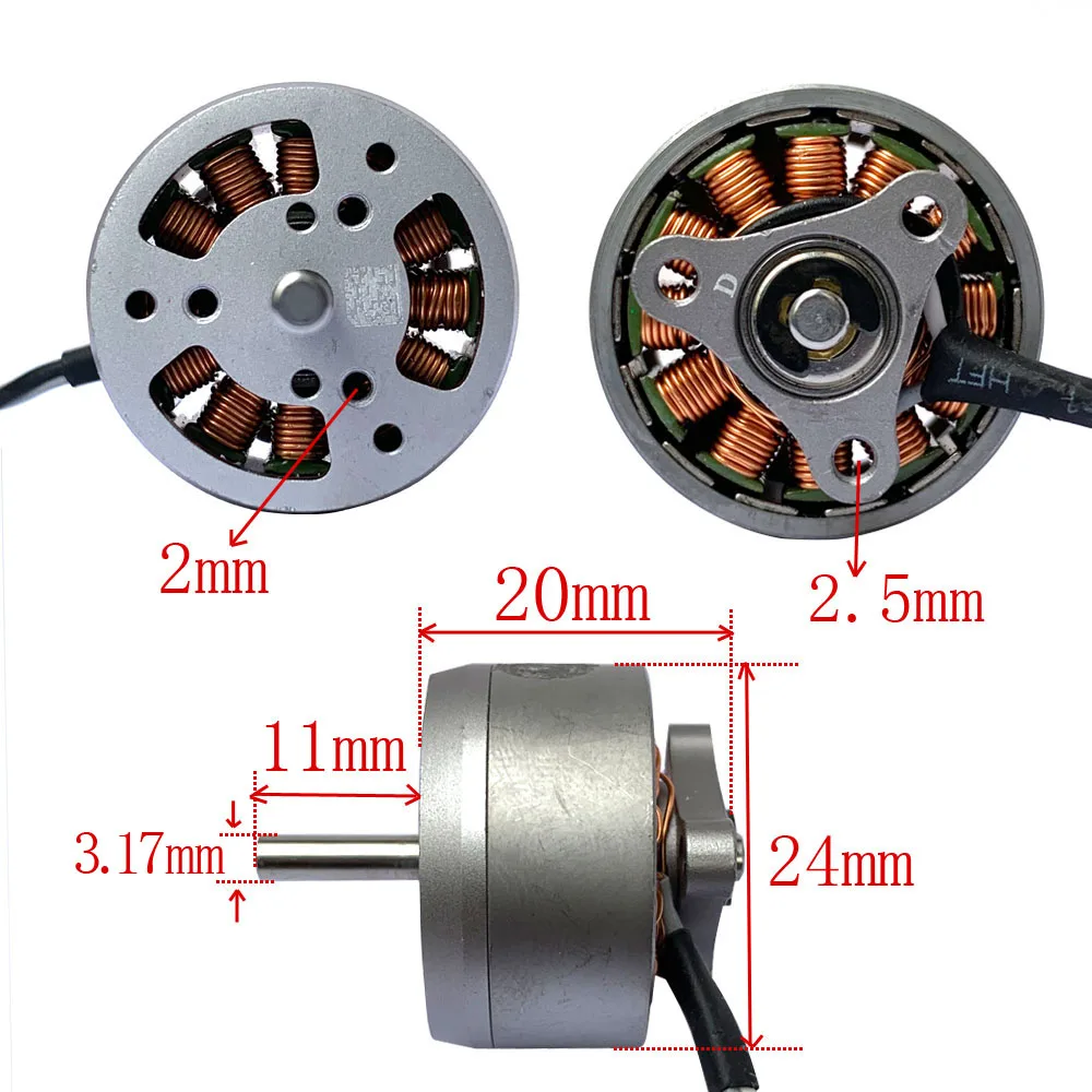 2008 бесщеточный двигатель 1400kv для DJI Mavic pro модель самолета БПЛА RC самолет|cord wrap|adaptor
