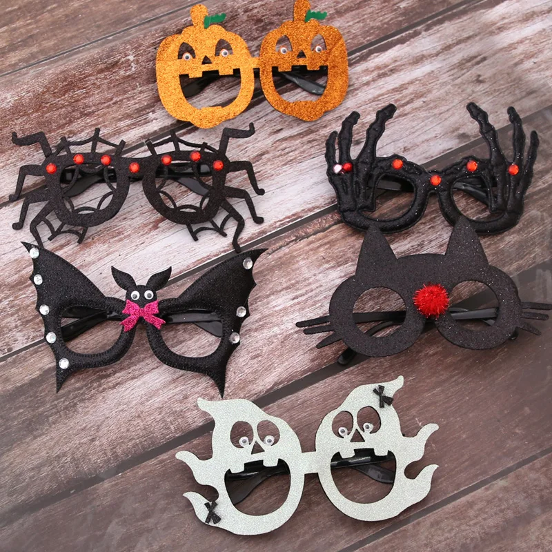 

Искусственная Тыква паук смешные очки Хэллоуин искусственное украшение взрослые дети Вечеринка солнцезащитные очки
