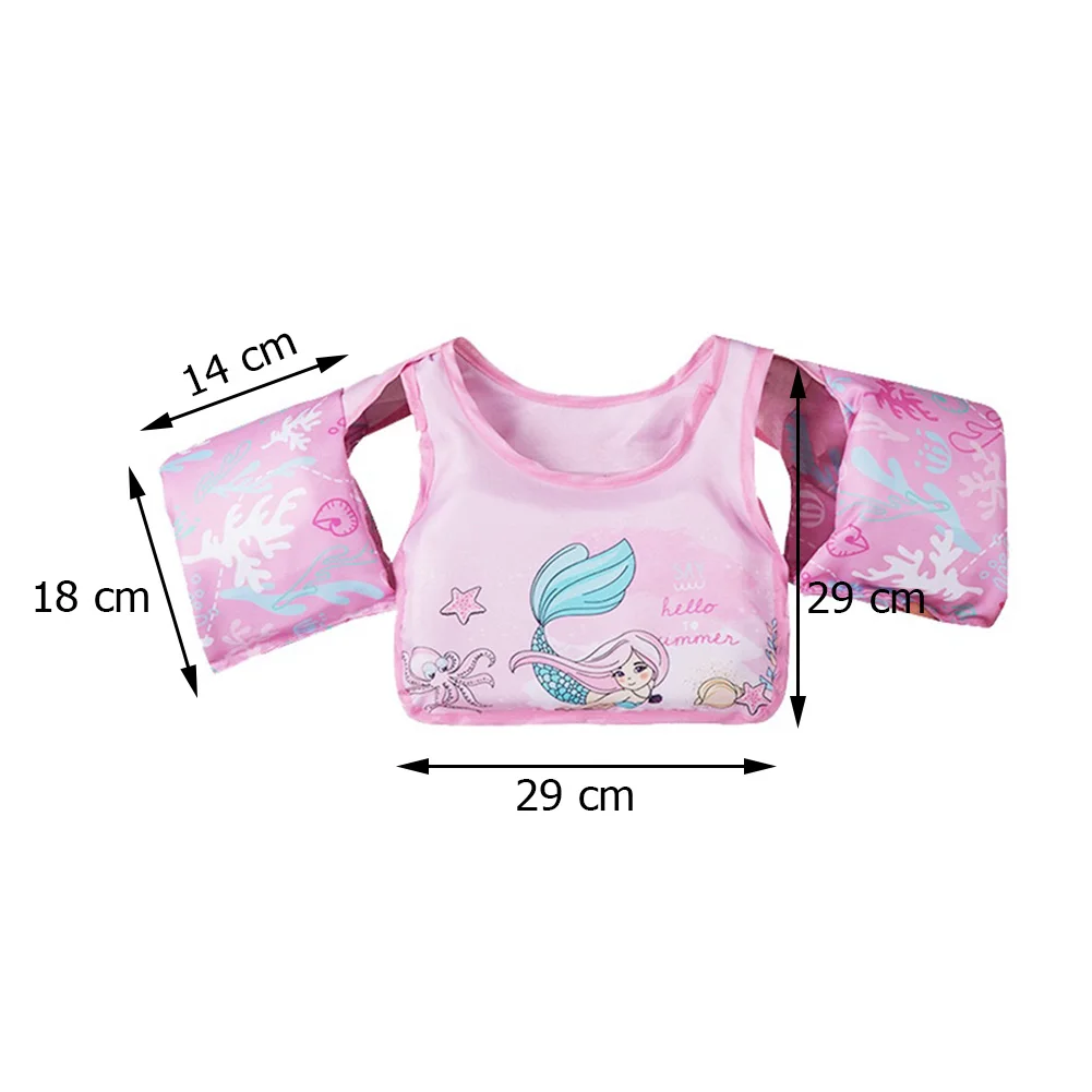 

Safety Foam Children/Baby Float Buoyancy Vest Life Jackets Pool Thickened Training Arm Sleeve Infant Pool Accessory for Beginner