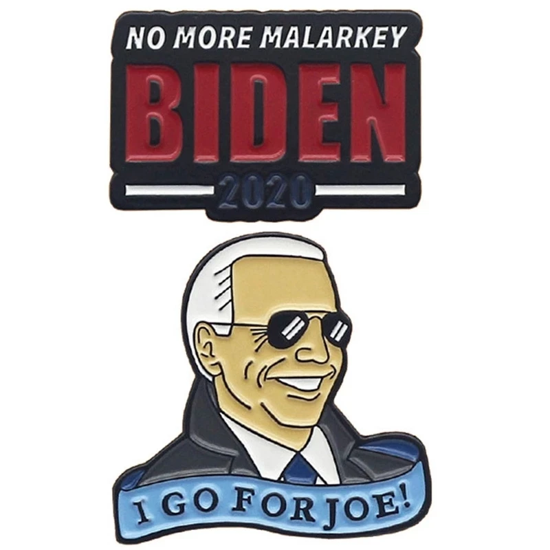 Эмалированная брошь Джо биден Берни Сандерс для президента 2020 булавки значки