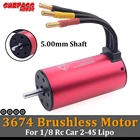 Surpass Hobby бесщеточный мотор Водонепроницаемый 3674 5,0 мм 1580KV 1900KV 2250KV ESC 120A для 18 110 RC Drift гоночный внедорожный Радиоуправляемый автомобиль