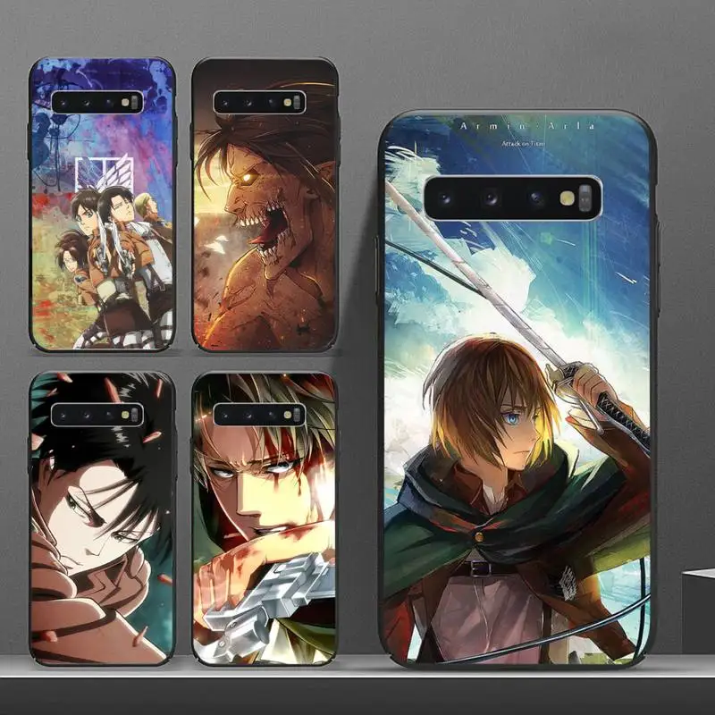 

Attack on Titan Japan Amine Phone Case For Samsung A50 A51 A71 A20E A20S S10 S20 S21 S30 Plus ultra 5G M11 funda shell