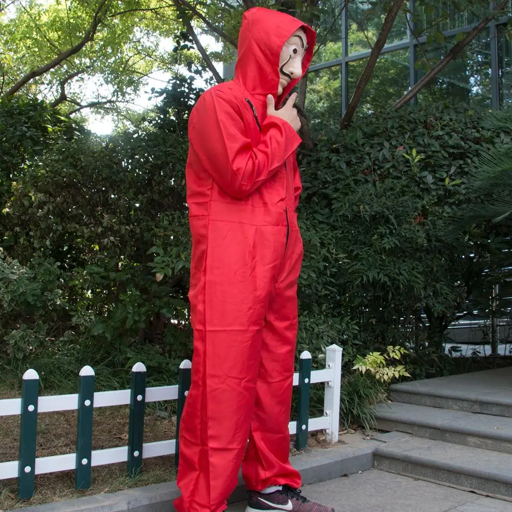 Сальвадор Дали фильм дом Бумага La Casa De Papel Косплэй маска для вечеринок, Хэллоуина деньги Heist и женских платьев чеонгсам маска для лица