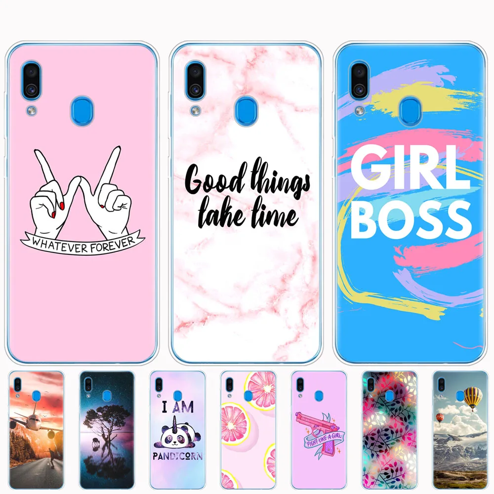 Чехол для Samsung Galaxy A20 чехол A20E силиконовая задняя крышка A 20 2019 A205F A202F мягкие