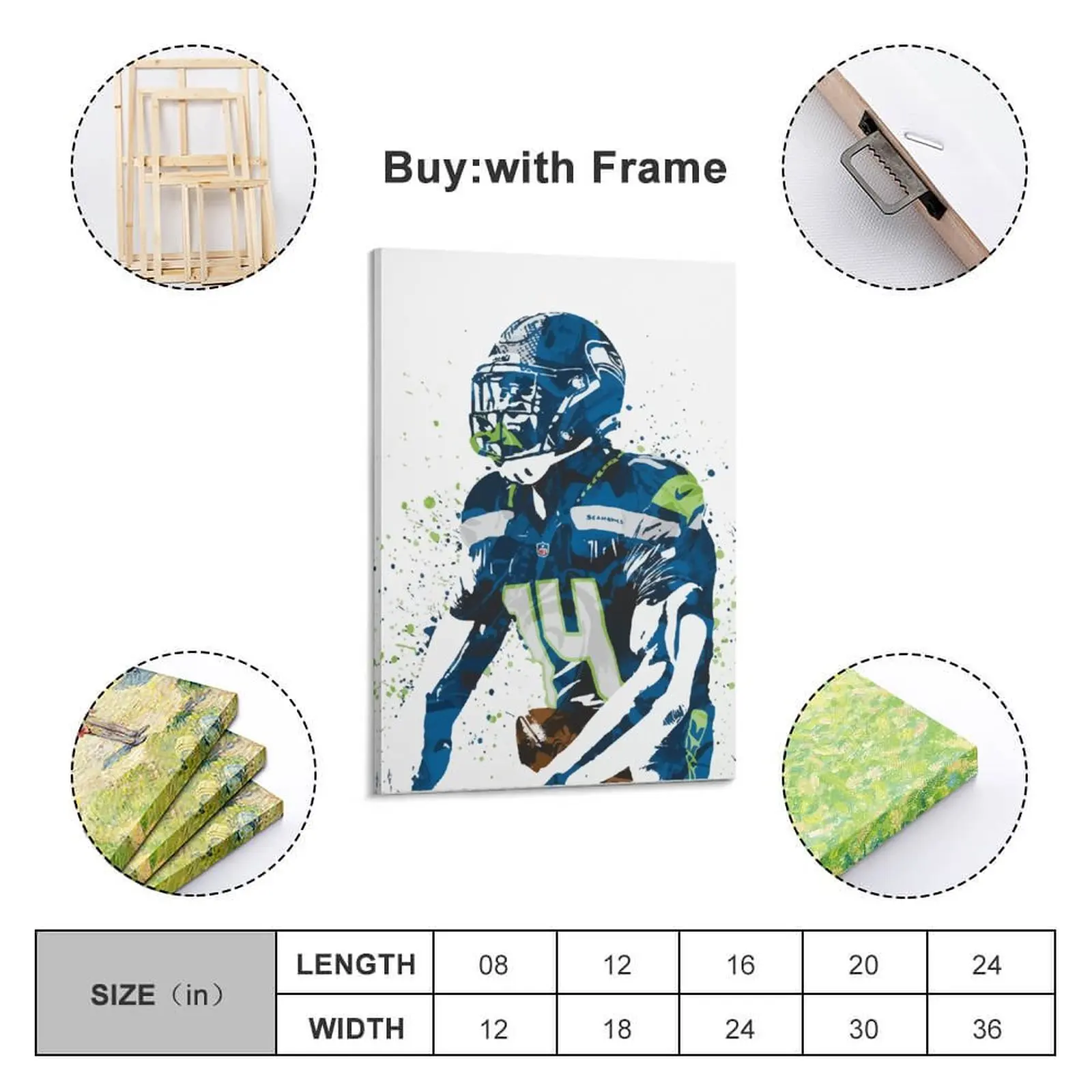 

Decor 14 DK Metcalf Print Painting Canvas Hang A Picture for Living Room Wall Room Posters With Frame Modern Home