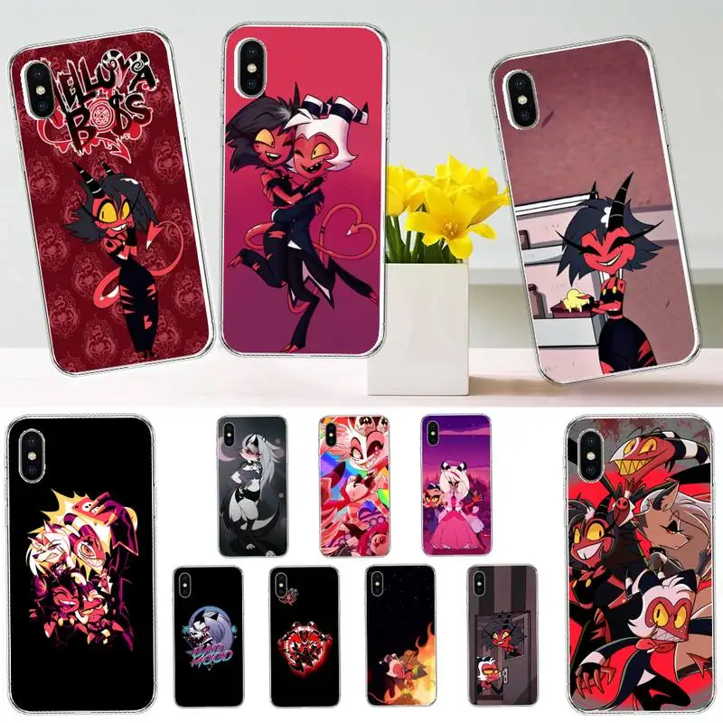 Чехол для телефона Helluva Boss с американской анимацией iPhone 11 12 mini pro XS MAX 8 7 6 6S Plus X 5S SE