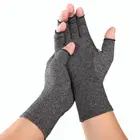 Женские и мужские компрессионные перчатки для артрита, без пальцев, суставов, облегчение боли, ревматоидный остеоартрит, поддержка запястья, терапевтические варежки
