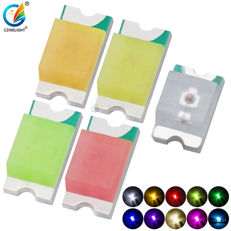 

1000pcs/bag Professional Factory High Quality 0603 1608 Red 0.06w 1.8-2.2v 620-625nm Led Diodes Smd 0603