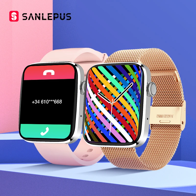 

Смарт-часы SANLEPUS 1,8 дюйма, HD экран, GPS, Bluetooth