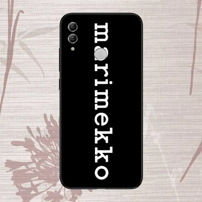 

Marimekko Blue Flower Phone Case For Huawei Honor 7C 7A 8X 8A 9 10 10i Lite 20 NOVA 3i 3e