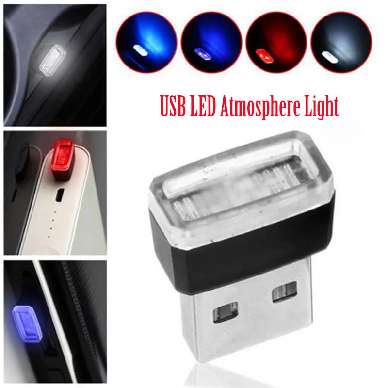 

Car LED Ambeient Light USB Car Light Decorative Lamp Mini Atomosphere Lights Car-stying Auto Interior Accessories Lighting
