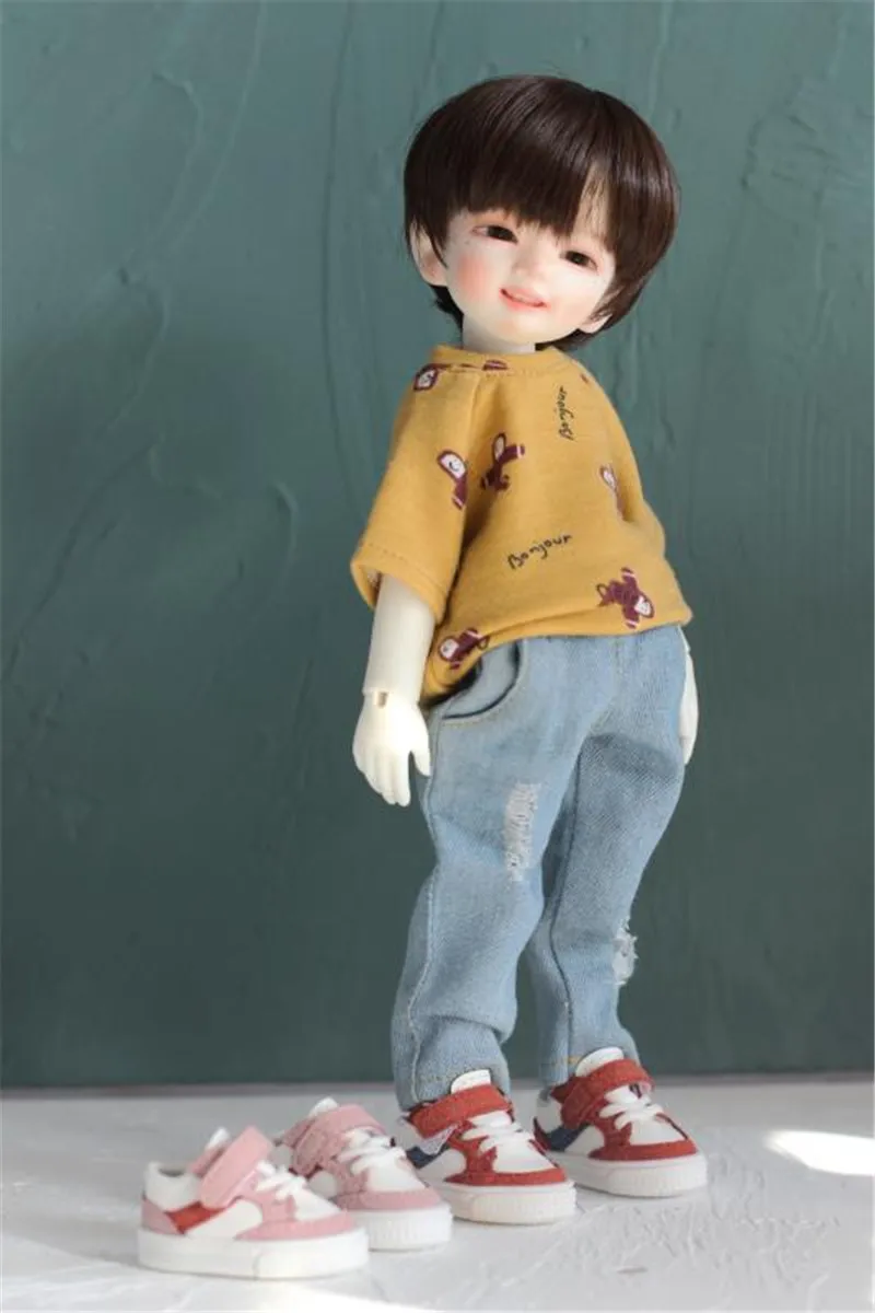 

BJD doll shoes low upper board shoes for 1/4 1/6 BJD MSD DD YOSD doll Sport Casual shoes doll accessories