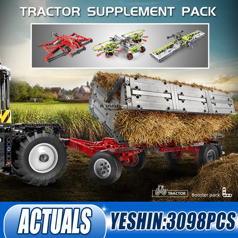 Высокотехнологичная модель автомобиля MOULD KING 17019 Радиоуправляемый трактор Fastrac