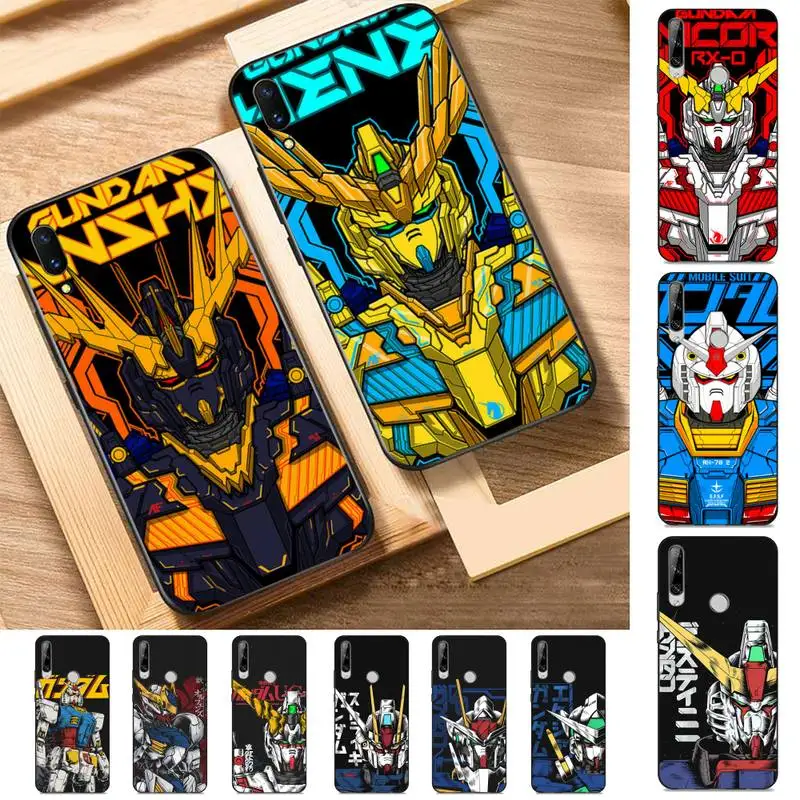 

GUNDAM Phone Case for Huawei Y 6 9 7 5 8s prime 2019 2018 enjoy 7 plus