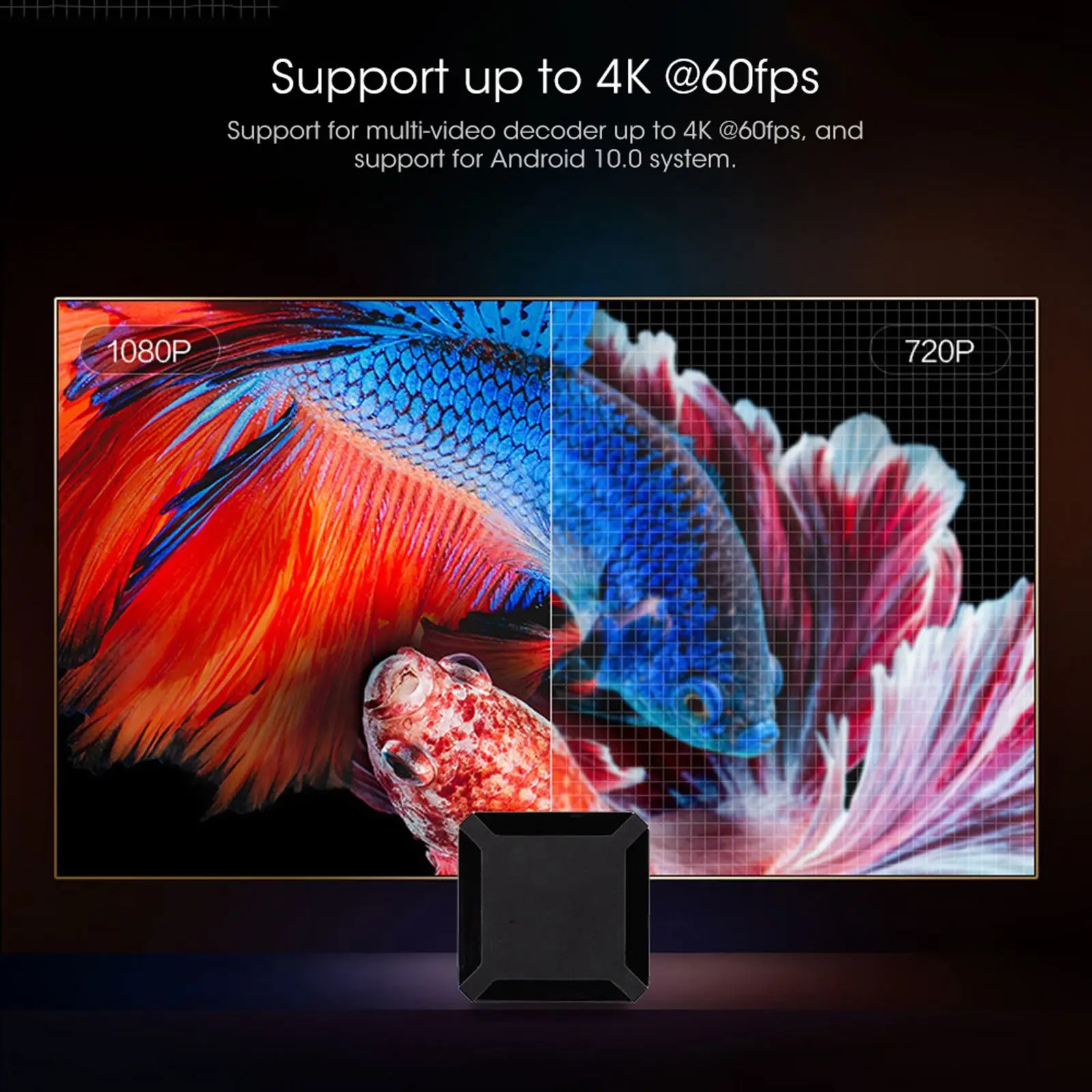 

Smart TV Box Network Set-Top Box For Android 9.1 Set-Top Box S905W 2G+16G 4K HD TV BOX WIFI 2.4G A53 Media Player