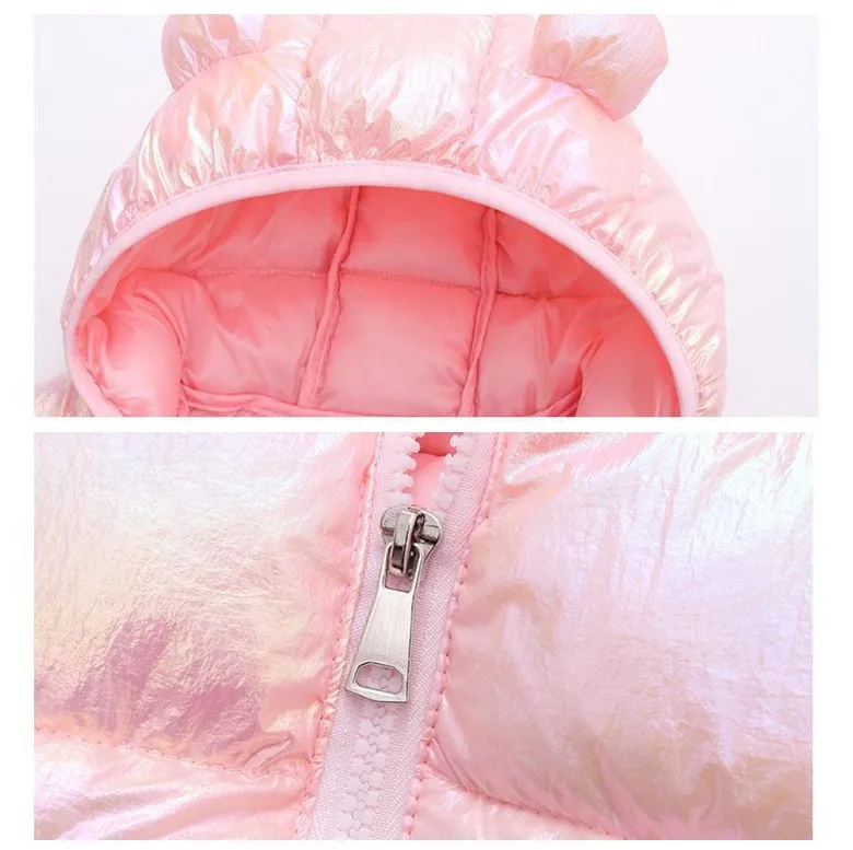 

New Baby Clothing Girls Winter Coat Children Boys Snowsuit Thickened Down Jacket With Hooded Kid Outerwear Infant Cotton Clothes
